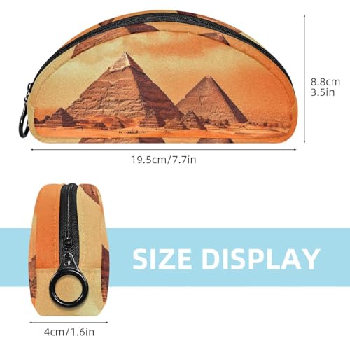 VTGHDEEQ Pencil Case Aesthetic,Pencil Box,Ancient Egyptian Pyramid,Small Pencil Pouchhh