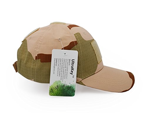 UltraKey Military Tactical Operator Cap, Outdoor Army Hat Hunting Camouflage Baseball Cap