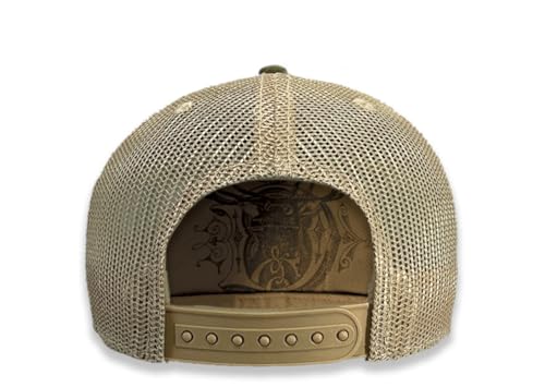 John Deere Men's Camo Deere Script Patch Hat/Cap