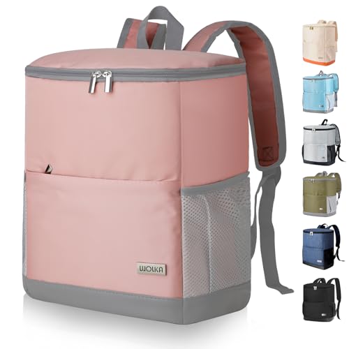 Insulated Cooler Backpack Outdoor - Leak Proof Backpack Cooler 30 Cans, Waterproof Lightweight Cooler Bag for 12h Hot/Cold...