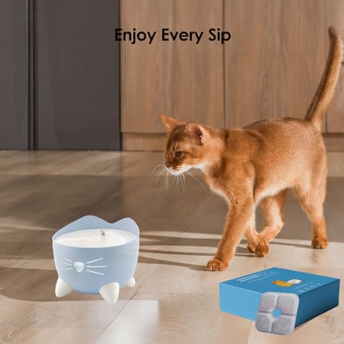 16-Pack Cat Water Fountain Filter Compatible With Catit Pixi Water Fountain Filter Replacement Triple Action Water Filter,...