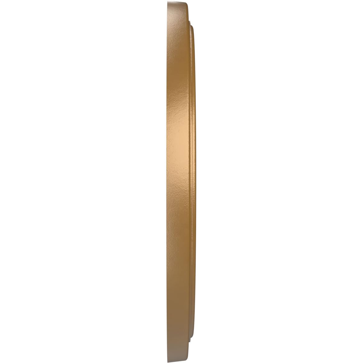 19Od X 3 1/2Id X 1 1/2P Traditional Thermoformed Pvc Ceiling Medallion (Fits Canopies Up To 11 1/2), Metallic Gold Rush