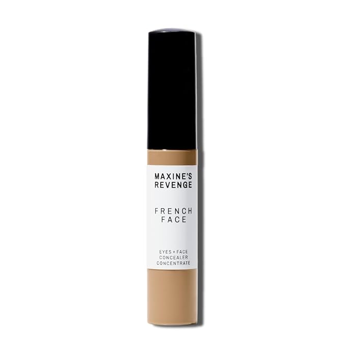 Maxine's Revenge FRENCH FACE CONCEALER | Hydrating & Blurring for Eyes + Face (Medium Golden)