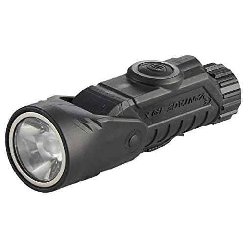 Streamlight 88903 Vantage 180 X Helmet Mounted and Right Angle Firefighter Flashlight with Helmet Bracket, Black
