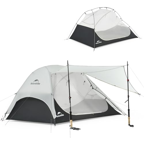 Naturehike Star River UL 2 Person Backpacking Tent, Double Layer Waterproof Two Person Tents, Lightweight Backpacking Cycl...
