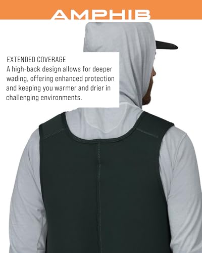 FROGG TOGGS Men's Amphib Stockingfoot Neoprene Waterproof Fishing Chest Wader for Fishing