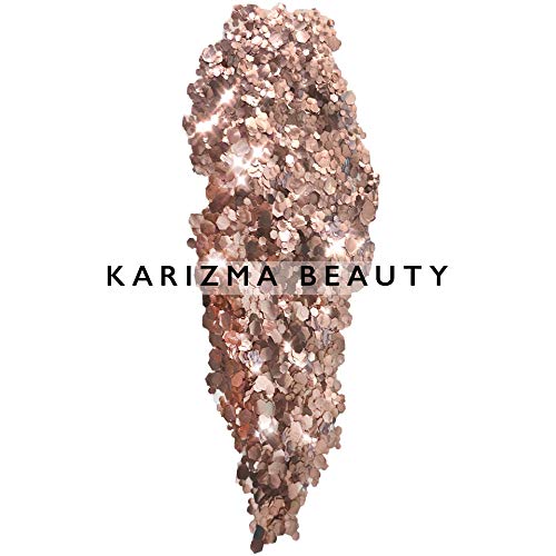 Harmony Biodegradable Chunky Glitter - Karizma Beauty Baby Pink Bio Eco Face Festival Glitter 10g