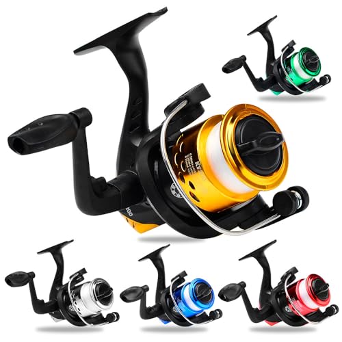 Spinning Fishing Reel, CNC Aluminum Spool, 1 BB Light Weight, 5.2:1 Gear Ratio