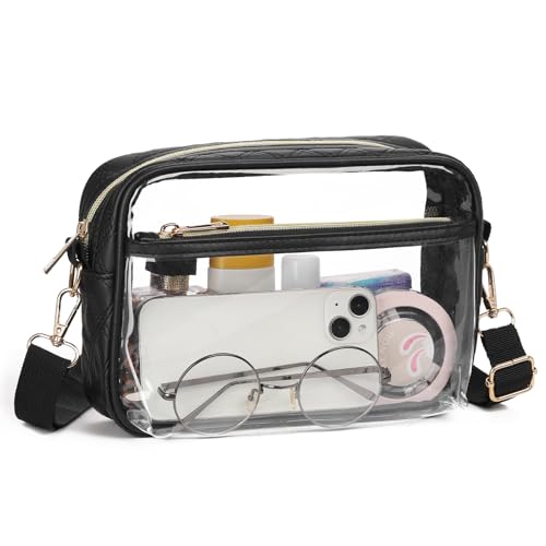 GAEKEAO Small Crossbody Bags for Women Vegan Leather Wide Strap Trendy Design Camera Bag Purse Shoulder Handbag Travel