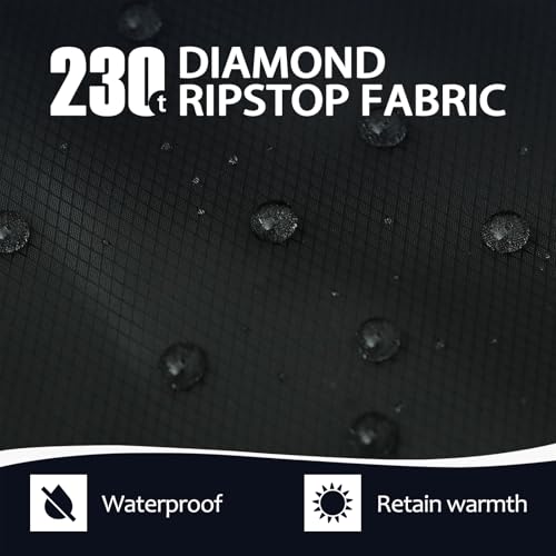 Cotton Flannel Sleeping Bag for Adults,4 Season Extra Big&Tall XXL Portable Sleeping Bag for Winter Cold Weather,Camping S...