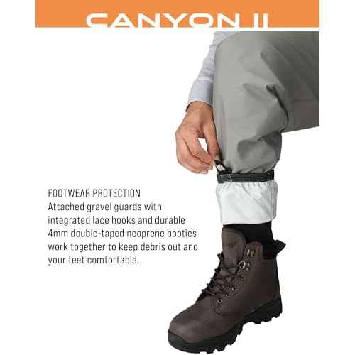 FROGG TOGGS Canyon II Breathable Waterproof Stockingfoot Fishing Chest Wader for Fishing