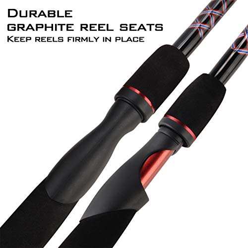 KastKing Brutus Spinning Rods & Casting Fishing Rods, Brute Tuff Composite Graphite & Glass Blanks, Stainless Steel Line G...
