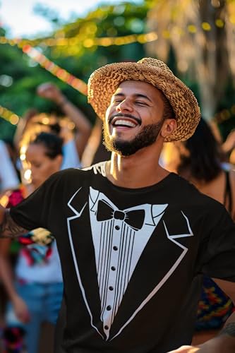 TeeUnion Tuxedo T-Shirt Classic Party Tee Funny Concert Festival Costume Shirt