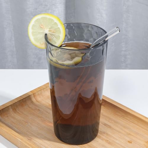 AKMQYM BPA-Free Plastic Tumblers 8 Pack (8x22oz) | Reusable Dishwasher Safe | Stackable Shatterproof Cups | Plastic Drinkw...