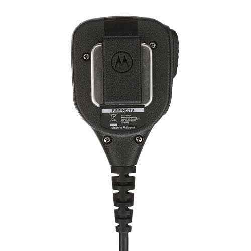 Motorola Solutions PMMN4051B OEM Remote Speaker Microphone, IP55 Water Resistant, 3.5mm Audio Jack, Windporting, Intrinsically Safety Standard FM. XTS5000, XTS2500, XTS1500 Radio Series RSM