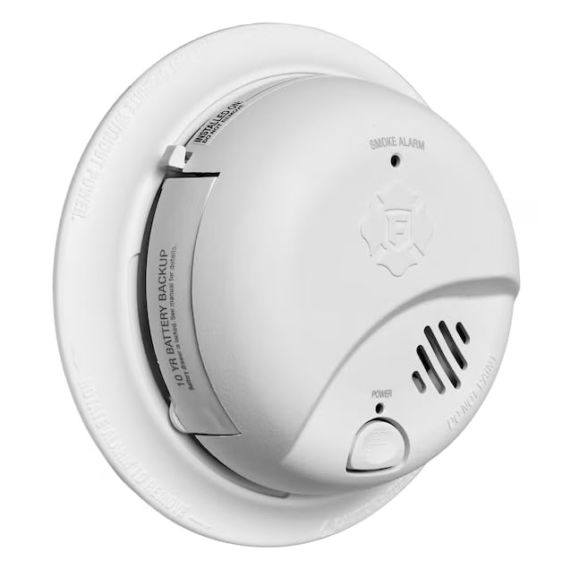 First Alert SMICO105-AC, Interconnect Hardwire Combination Smoke & Carbon Monoxide Alarm with 10-Year Battery Backup, 6-Pack
