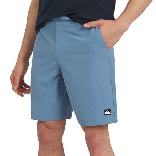 Quiksilver Mens Regular Fit Fixed Waist Water Friendly Active Hybrid Shorts