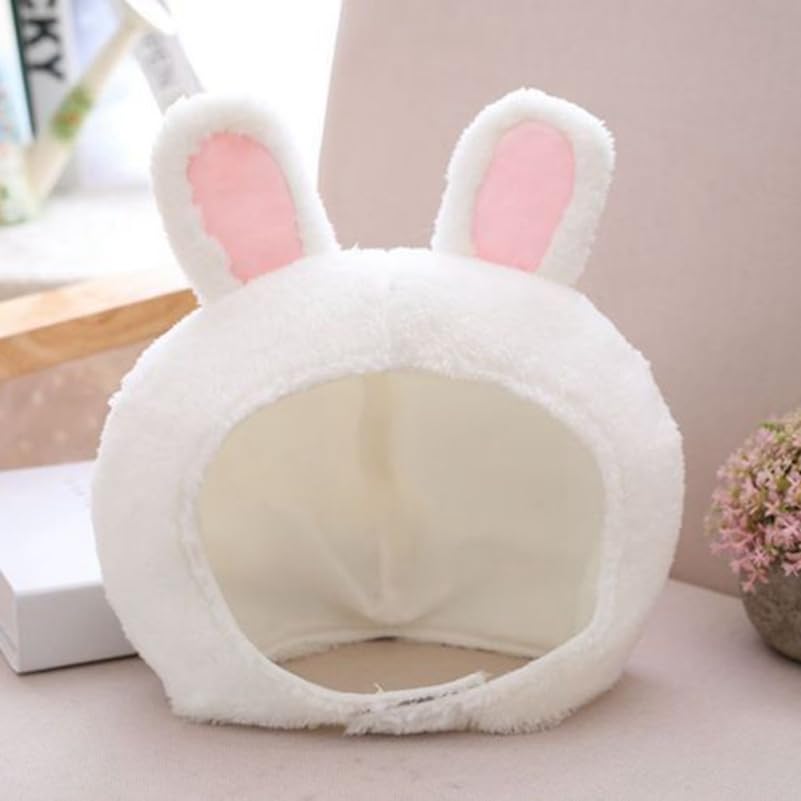 ibasenice Rabbit Headband Hat with Bunny Ears Soft Lightweight Adjustable Headwear for Party Costume and Casual Wear 11.8 ...