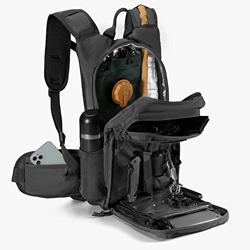 FRTKK Tactical Hydration Pack Lightweight Insulation Water Backpack Molle Hydration Backpack for Hiking, Running, Cycling,...