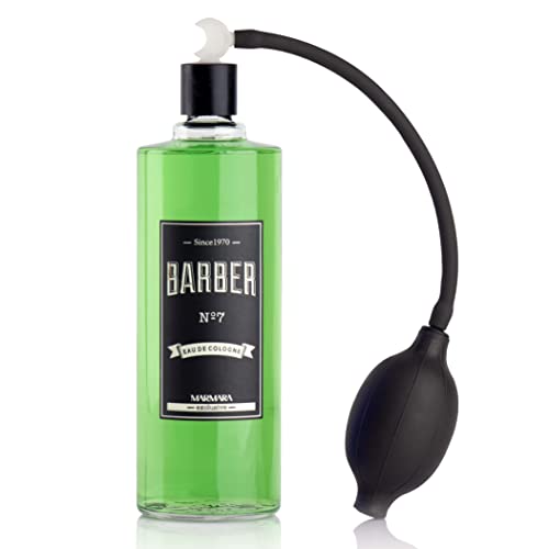 Marmara Barber Cologne - Best Choice of Modern Barbers and Traditional Shaving Fans Glass Bottle (500 ml, No7)