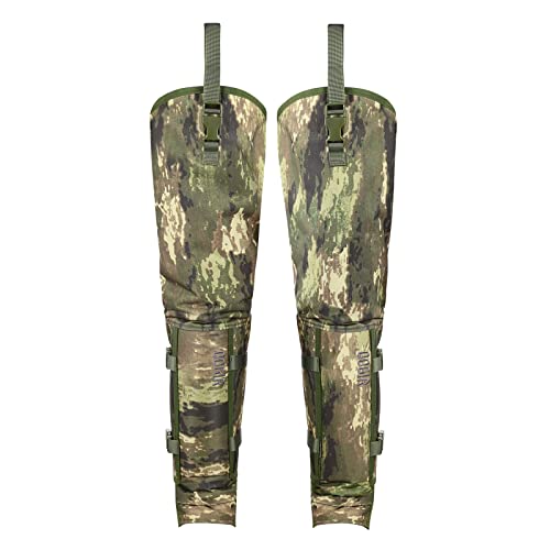 IceBlade Snake Chaps, Full Leg Protection from Snake Bites, Waterproof Hunting Gear, Adjustable Size Snake Guard Gaiters
