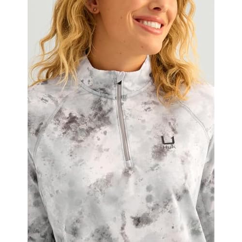 HUK Women's Icon 1/4 Zip, Performance Fishing Pullover