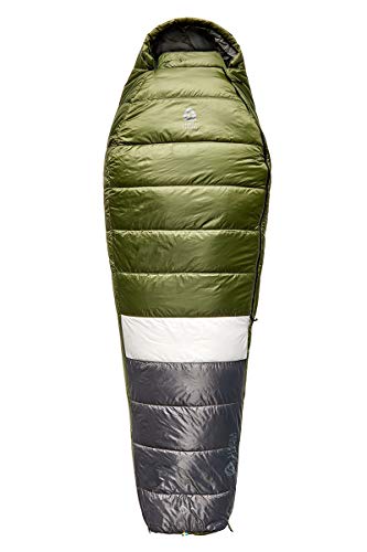 Sierra Designs Shut Eye 20 Degree Long Unisex Sleeping Bag - SierraLoft Synthetic Insulation, Mummy Style Camping & Backpa...
