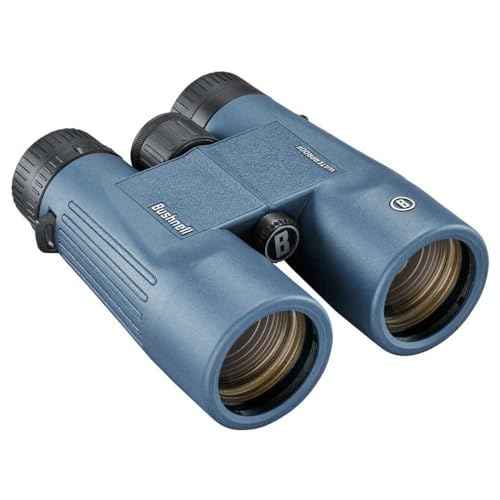 Bushnell H2O 8x42mm Binoculars, Waterproof and Fogproof Binoculars for Boating, Hiking, and Camping, Multi Blue