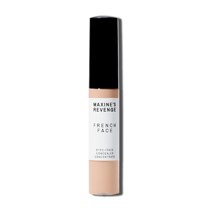 Maxine's Revenge FRENCH FACE CONCEALER | Hydrating & Blurring for Eyes + Face (Light Peach)