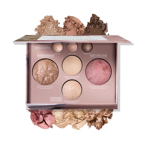 LAURA GELLER NEW YORK The Best of the Best Baked Palette - Full Size - Includes Bronzer, Blush, 2 Highlighters and 3 Eyesh...