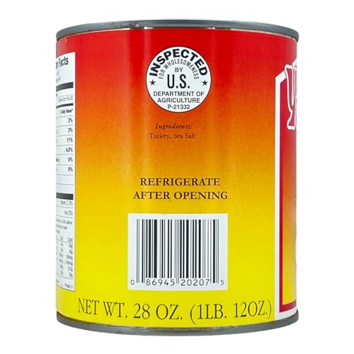 Yoder's Fresh Real Fully Cooked Canned Turkey Chunks Ready to Eat Emergency Survival Food | Premium Quality Meat Ideal for...