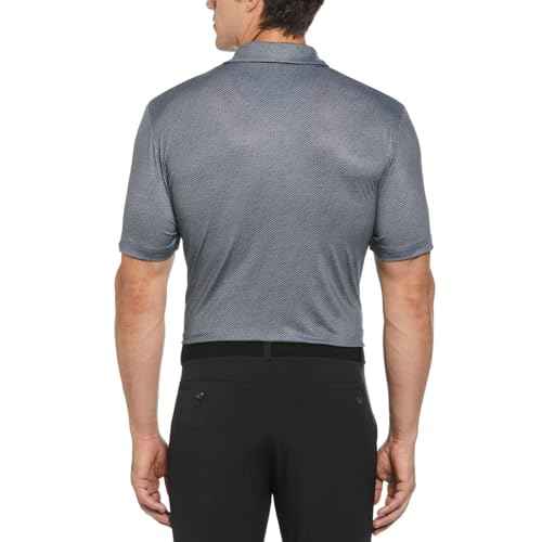 Callaway Men's Swing Tech Ventilated Short Sleeve Golf Polo Shirt, Moisture-Wicking, Textured Ventilated Fabric