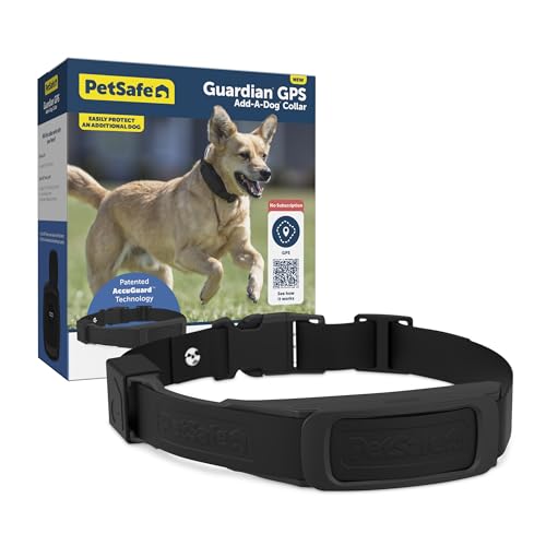 PetSafe Guardian GPS Dog Fence Add-A-Dog Collar - Add-On for Guardian GPS Fence System - AccuGuard Technology - Tone Vibra...