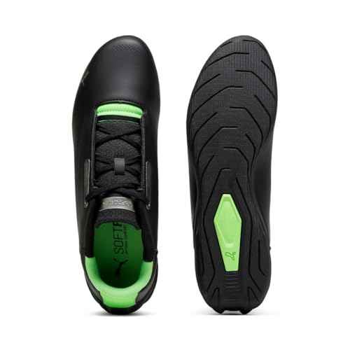 PUMA Men's Mercedes AMG Petronas F1 Drift Cat Decima Shoes, Black-Fizzy Green, 13
