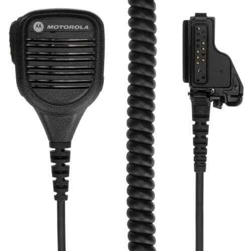 Motorola Solutions PMMN4051B OEM Remote Speaker Microphone, IP55 Water Resistant, 3.5mm Audio Jack, Windporting, Intrinsically Safety Standard FM. XTS5000, XTS2500, XTS1500 Radio Series RSM