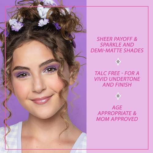 Petite 'N Pretty - WhimsiCali Eyeshadow & Cheek Makeup Palette and 10K Shine Lip Gloss Duo – Natural & Non-Toxic Face Make...