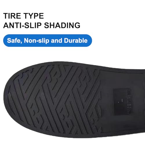 YUEYA Waterproof Shoe Covers for Rain, Outdoor Cycling Non-Slip Rain Boots Covers Foldable Reusable Overshoes with Reflect...