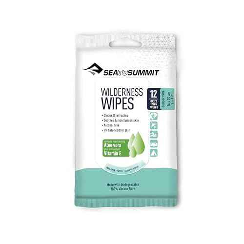 Sea to Summit Wilderness Wipes, 6 x 8-Inch