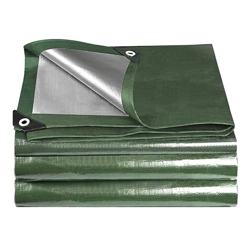 Thickened High-Density PE Tarpaulin Durable & Ultra-Light Tent Footprint, Portable Waterproof CampingTarp, Suitable for Mu...