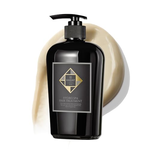 HADAT Hydro Spa Hair Treatment ? Professional Hair Mask for Deep Moisturizing Repair and Shine ? Macadamia Oil ? Salon Quality for Dry Damaged Color-Treated Hair ? Israeli Haircare, 16.9 Fl Oz