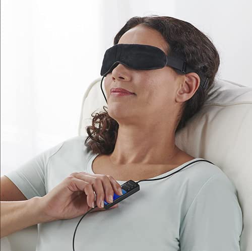 WIZARD RESEARCH - ELECTRIC HEATED DRY EYE MASK - WARM EYE COMPRESS - GUARANTEED RELIEF FOR YOUR IRRITATED, GRITTY, PUFFY, COMPUTER STRAINED, ITCHY EYES & STYES. PATENTED. AS FEATURED ON CNN & CBS NEWS