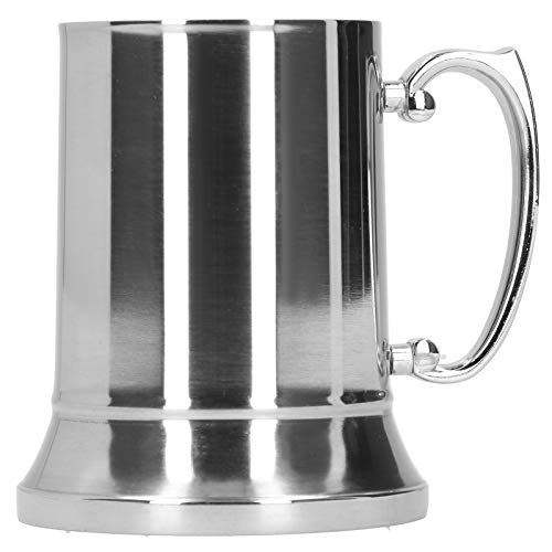 Tbest Stainless Steel Mug Silver With Handle For Bar Hotel Supplies Cocktail Glass Goblet Cups Glassware Drinkware Bars An...