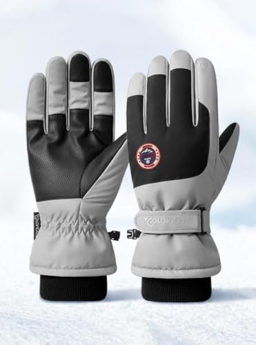Winter Waterproof Ski Snow Warm Gloves for Women Men Windproof Cold Weather for Cycling Sports Outdoor Daily Work