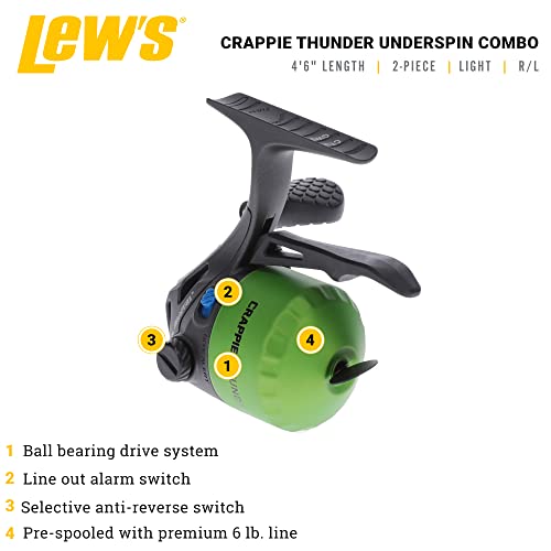 Lew's Crappie Thunder Underspin Combo