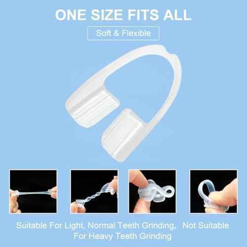 Mouth Guard Grinding Teeth Grinding Braces Mouth Guard for Mouth Sleeping at Night (20 Pack)