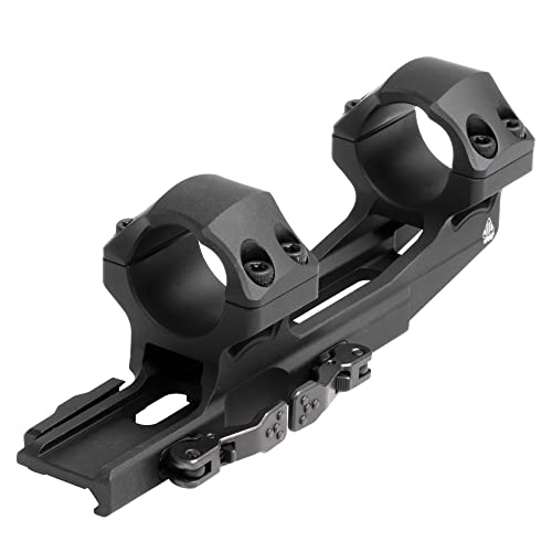 UTG ACCU-SYNC QR 1", Medium Pro, 50mm Offset Scope Mount, Black