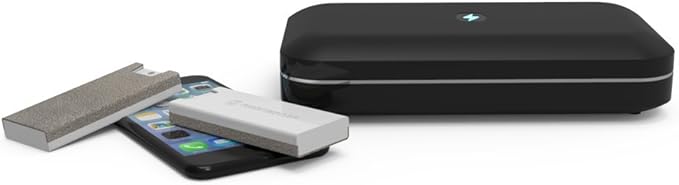 PhoneSoap Shine - 2 in 1 Cell Phone and Screen Cleaner with Attached Microfiber Cloth