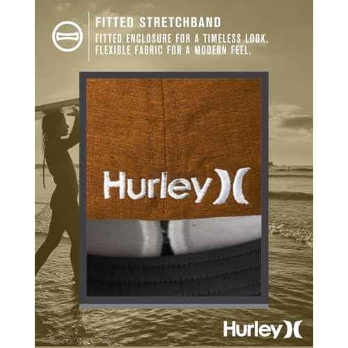 Hurley Men's Caps - Phantom Flexfit Baseball Cap - Fitted Hats for Men (S-XL)