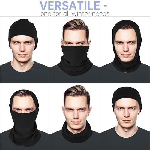 EXski Winter Neck Gaiter Warmer, Soft Fleece Face Mask Scarf for Cold Weather Skiing Cycling Outdoor Sports