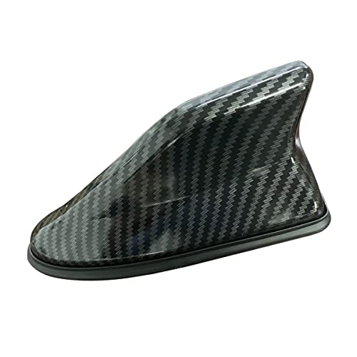 Car Shark Fin Antenna Cover, Roof Aerial Base AM/FM Radio Signal for Car SUV Truck, Vehicle Shark Fin Shape Cover with Adh...